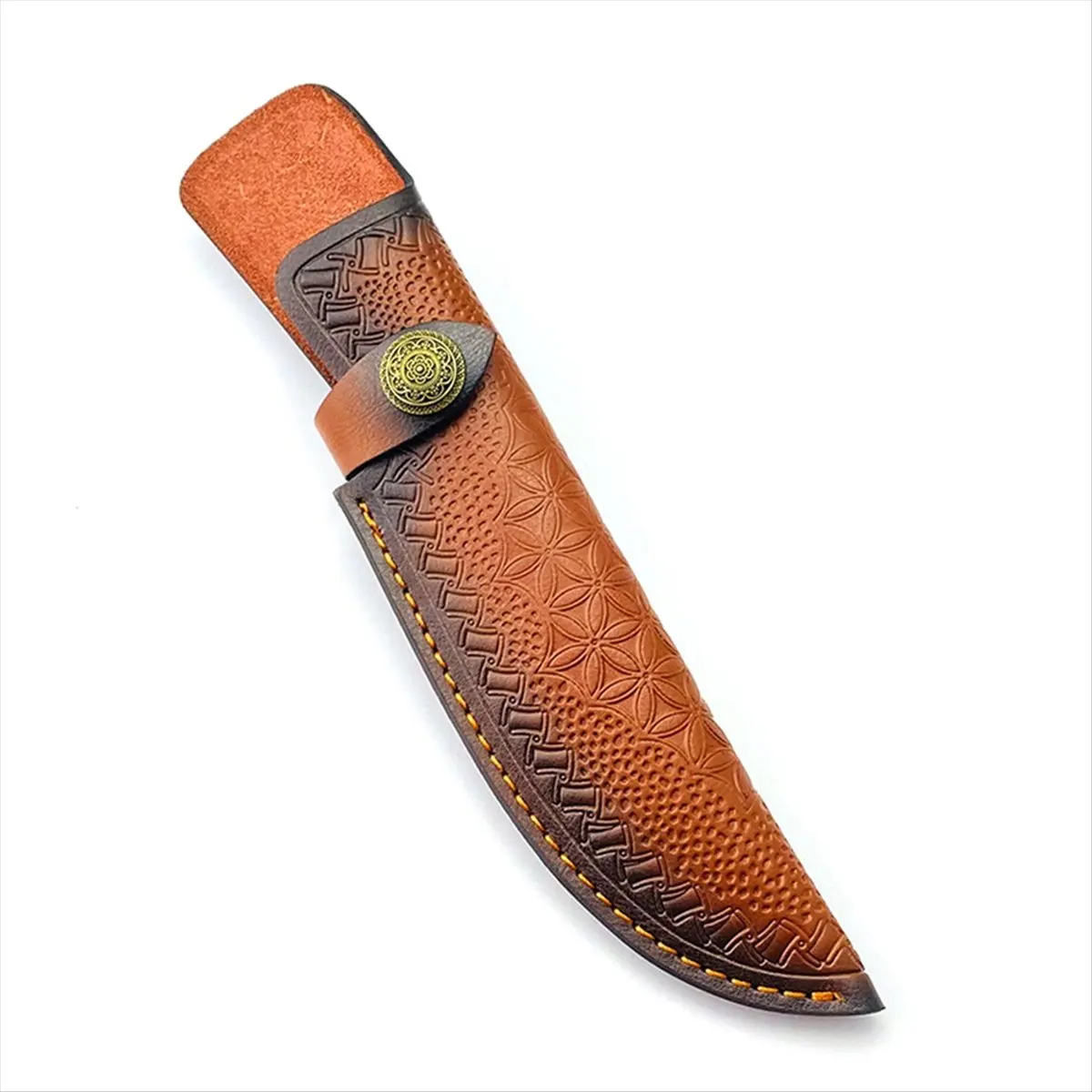 FOR HOME Leather Knife Scabbard Outdoor Straight Knife Carrying Case Belt Loop Case Protective Cover