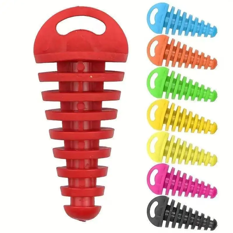 Universal Plastic Exhaust Wash Plug Waterproof Dustproof Tailpipe Protector for Motorbike Scooter Outdoor Storage