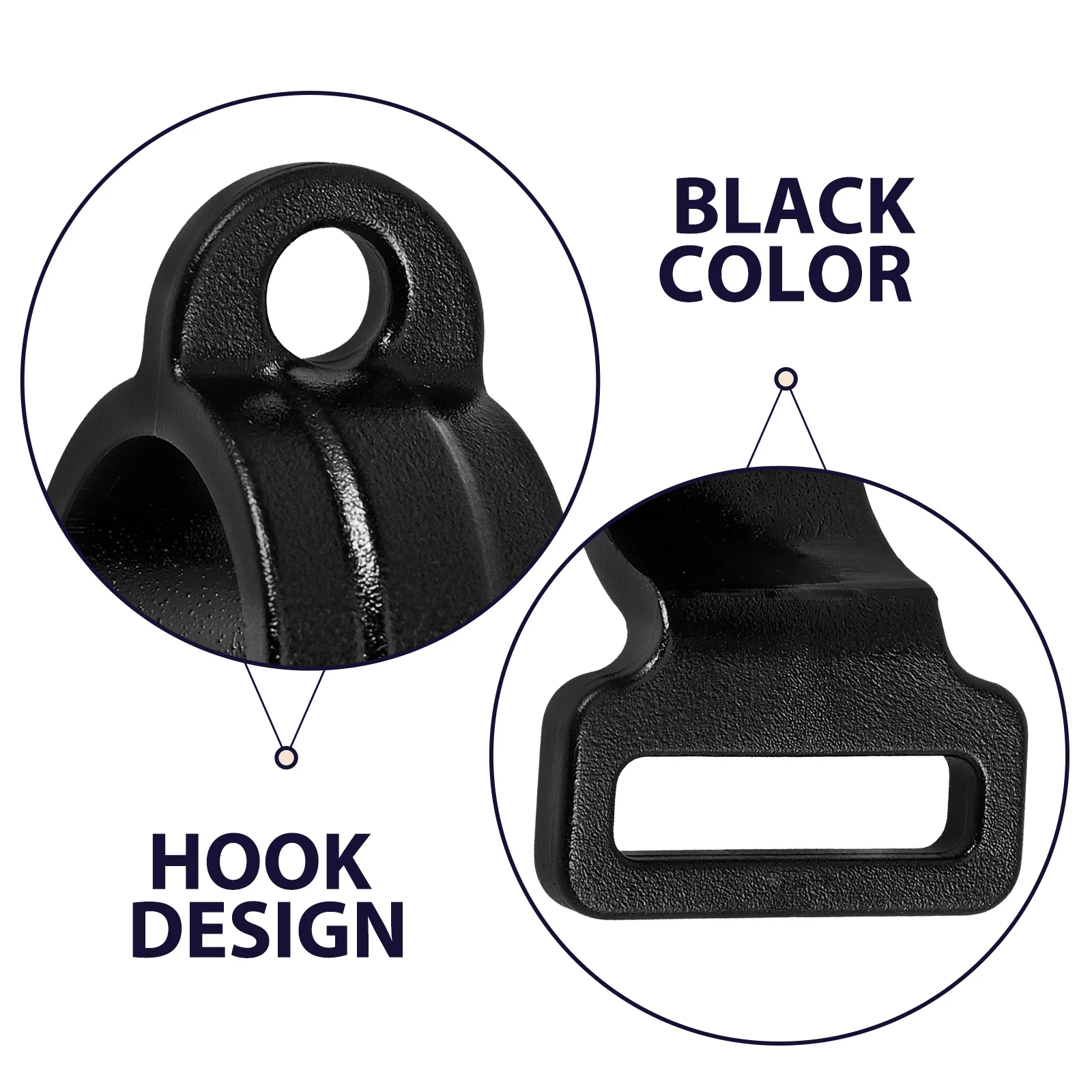

10pcs Tent Accessories Hooks Portable Plastic ConnectionHooks for Camping Tent Pole 24x20x17mm Outdoor Home Garden