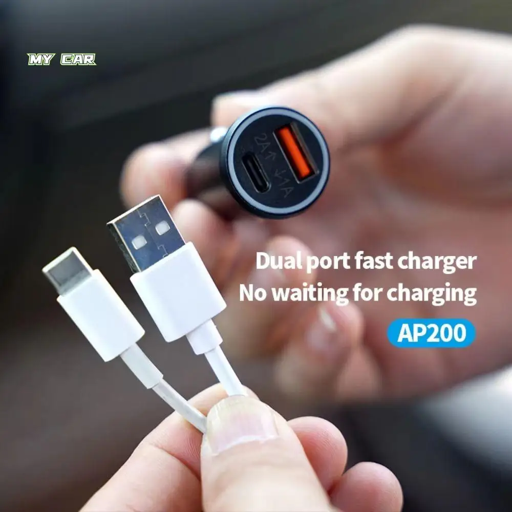 

2 in 1 Dual Port Car Charger Fast Charging Real Time Tracking GPS Car Locator Tracker Precise Plug and Play Car Tracker Tool