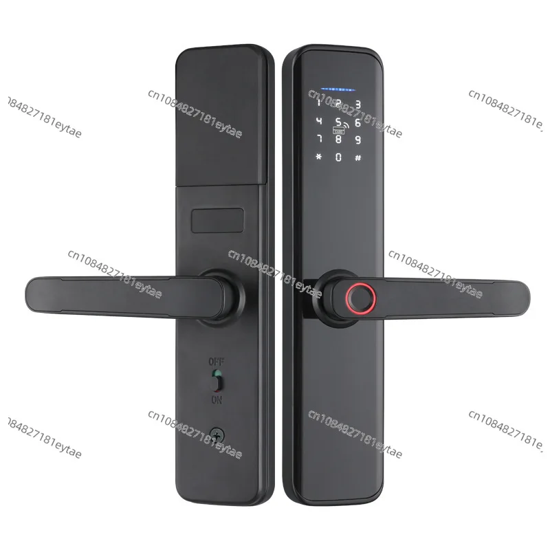 Graffiti Bluetooth remote control smart lock entry door bedroom door fingerprint password lock office anti-theft door lock