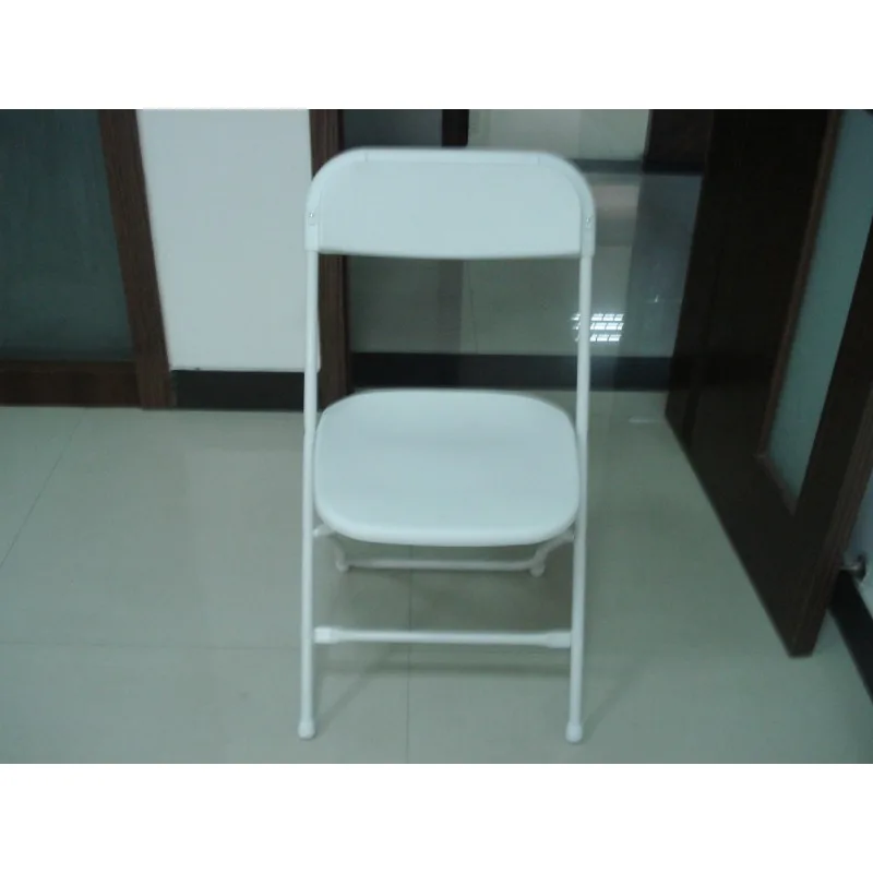 Plastic folding chair, light office chair, conference chair, injection molded chair surface, plastic sprayed steel pipe, outdoor