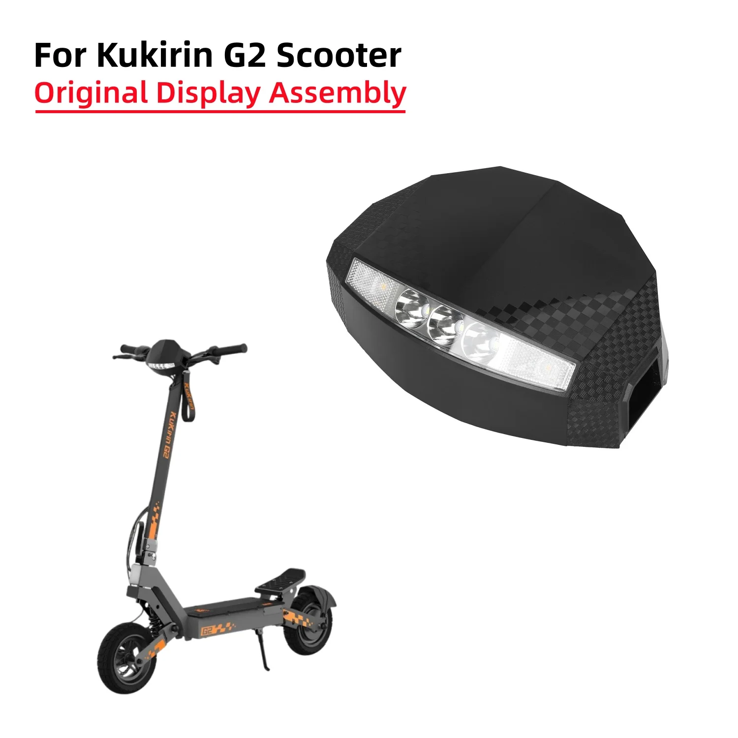 

Оригинальный дисплей Kukirin G2, основной экран приборной панели для электросамоката Kukirin G2, оригинальный ЖК-дисплей, цифровой счетчик, аксессуары.