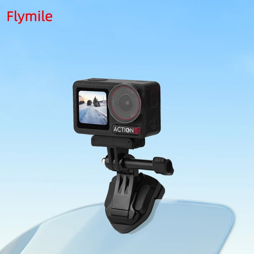 Klips do mocowania kamery motocyklowej Flymile Action 5 Pro do GoPro Hero 13 12 Insta360 Ace Pro 2 do akcesoriów DJI Pocket 3
