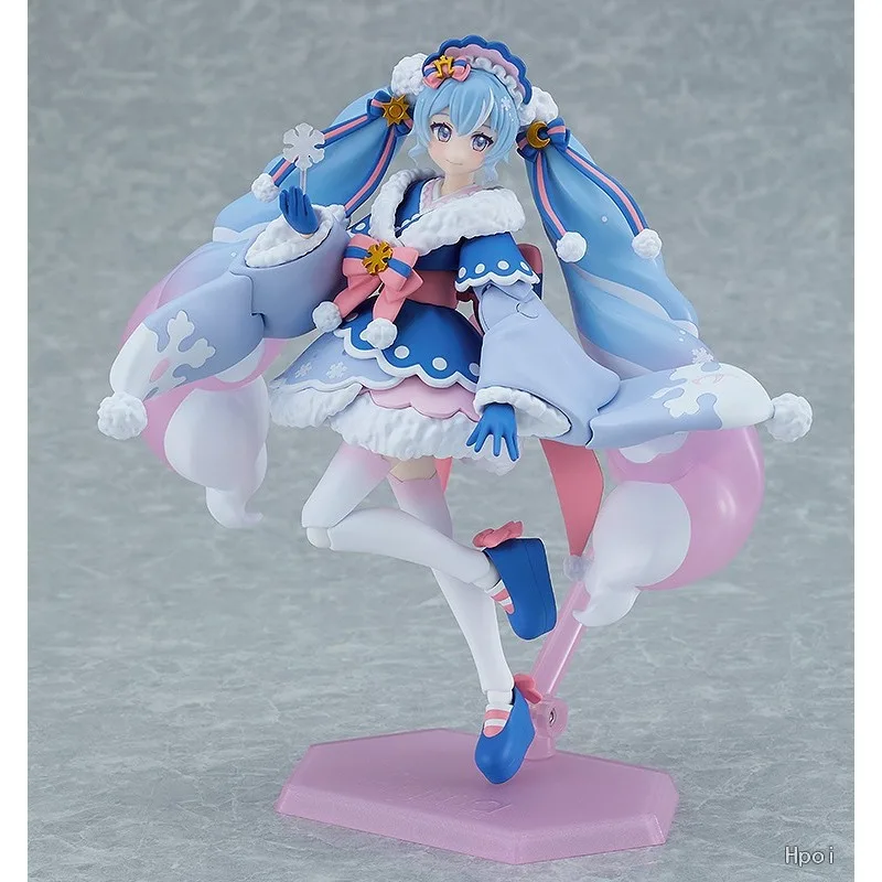 Max Fabriek Echt Figma Serie Hatsune Miku EX-067 Hatsune Miku Serie Sneeuw Toekomst Dongli Mobiele Model Speelgoed Collectie