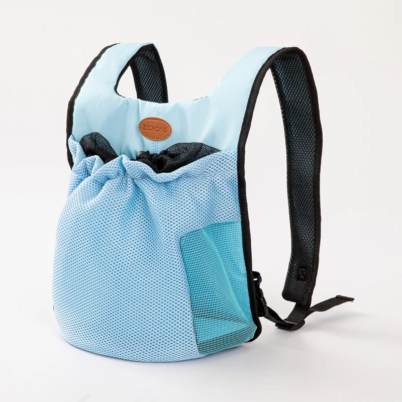 1 pet backpack, portable for outings, pet bag, dog chest bag, foldable cat bag, small dog outdoor travel bag