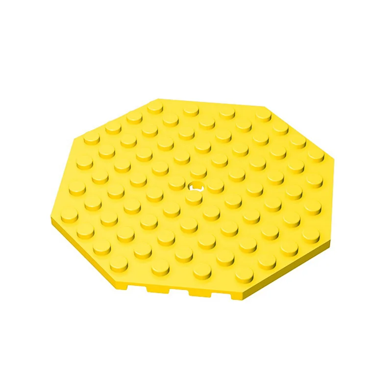 1pc Compatible MOC Brick Parts 89523 Plate Special 10 x 10 Octagonal with Hole Building Block Particle DIY Assmble Kid Toy Gift