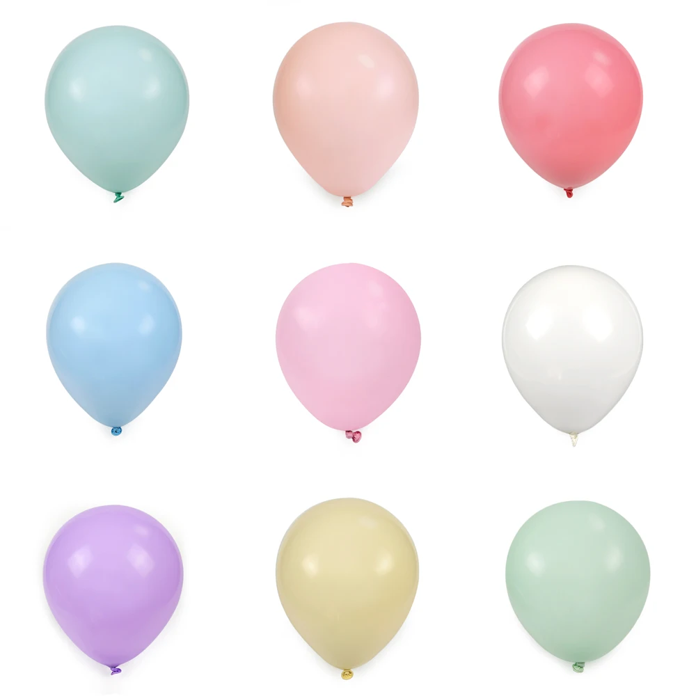 30/50Pcs Birthday Balloons Pastel Pink White Balloons Wedding Party Birthday Baby Shower Decoration 5/12/10Inch Latex Balloons