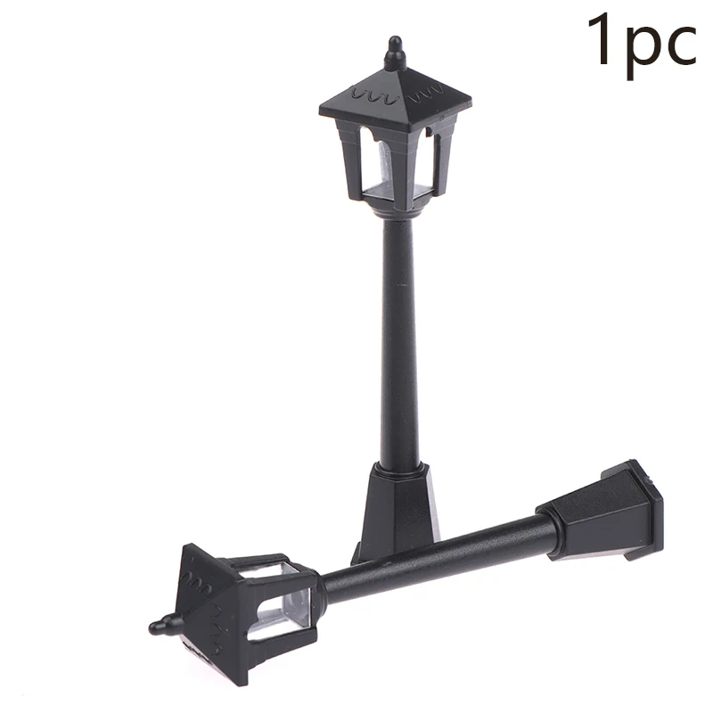 *Miniature Street Lamp Post LED Lights Christmas Park Bench & Streetlight Micro Landscape Fairy Garden Ornament Dollhouse Decor