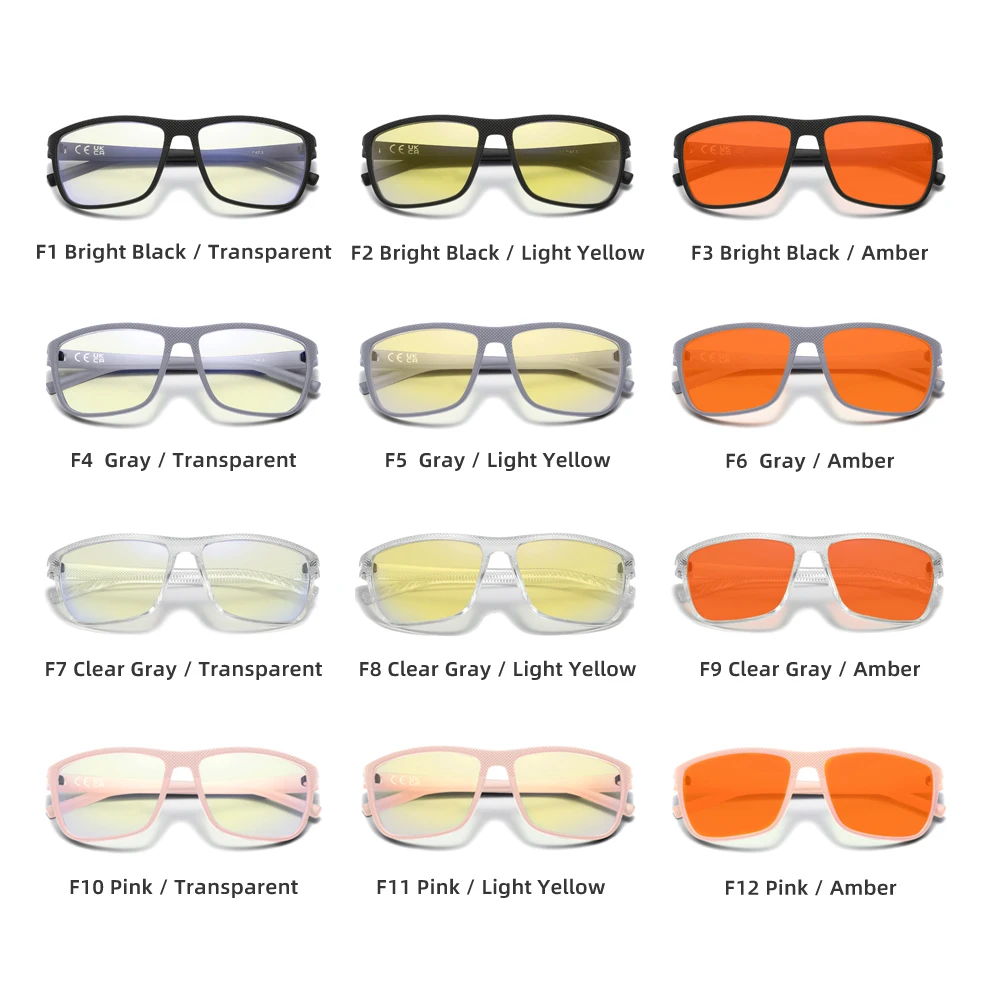 Kingseven Anti-Blaulicht Brille transparente Linse Frauen Männer Computers piel Brille Blue Ray Blocking Lidschatten Brille – Detail 2