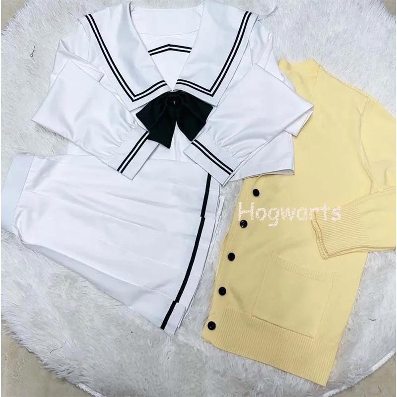 Anime Tu e io e lei: una storia d'amore Muko Aoi MIYUKI Costume cosplay Scolaretta maglione JK Uniforme Costume di Halloween