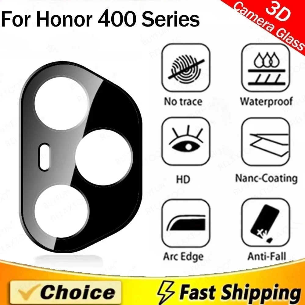For Honor 400 Pro Camera Protector Cover Lens Tempered Glass Honor400 Lite HONOR 400 5G 3D Back Phone Lens Protection Case Funda