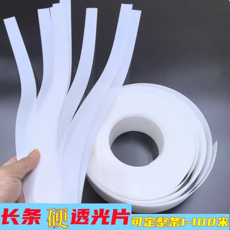 10meter Long A Roll Frosted Diffusion Sheet Acrylic Suspended Ceiling Light Panel PC Milky White PP Seamless Connection(1pc)