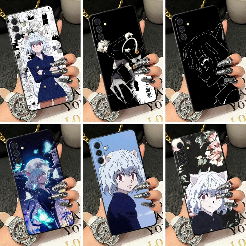 Soft Silicone Phone Case for Samsung A17 A16 A15 A14 A13 Hunter X-Hunters Pitou Shell A57 A56 A55 A54 A53 A37 A36 A27 A26 A35 A2