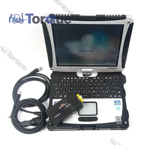 스틸 지게차 Canbox용 CF19 노트북 + USB 인터페이스 50983605400, 리프트 트럭 지게차 진단 도구