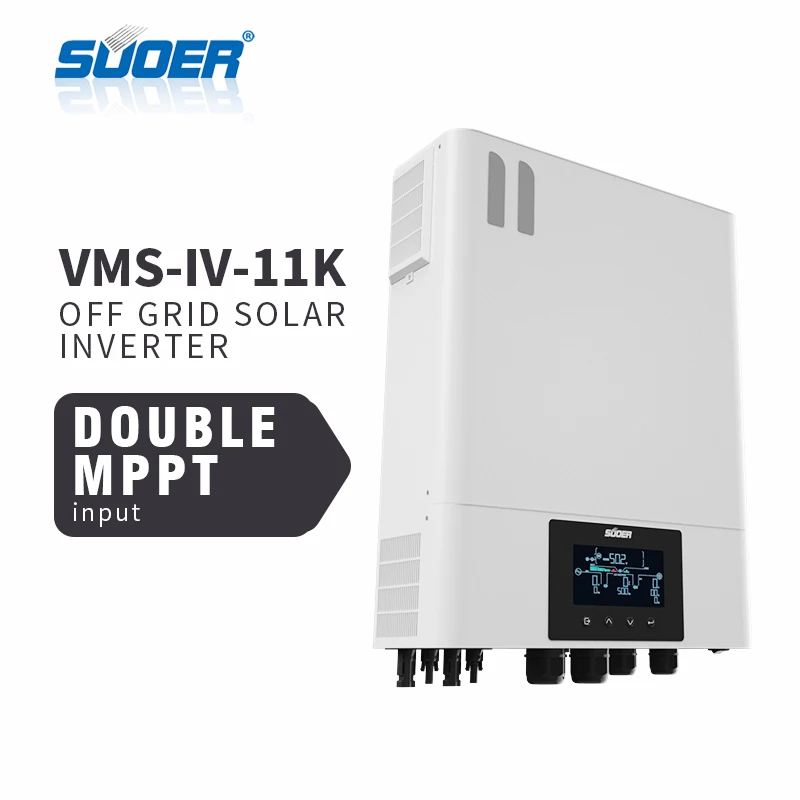 Good Quality 11KW 48V 120A MPPT Dc To Ac Solar Inverter Off Grid Solar Hybrid Inverter