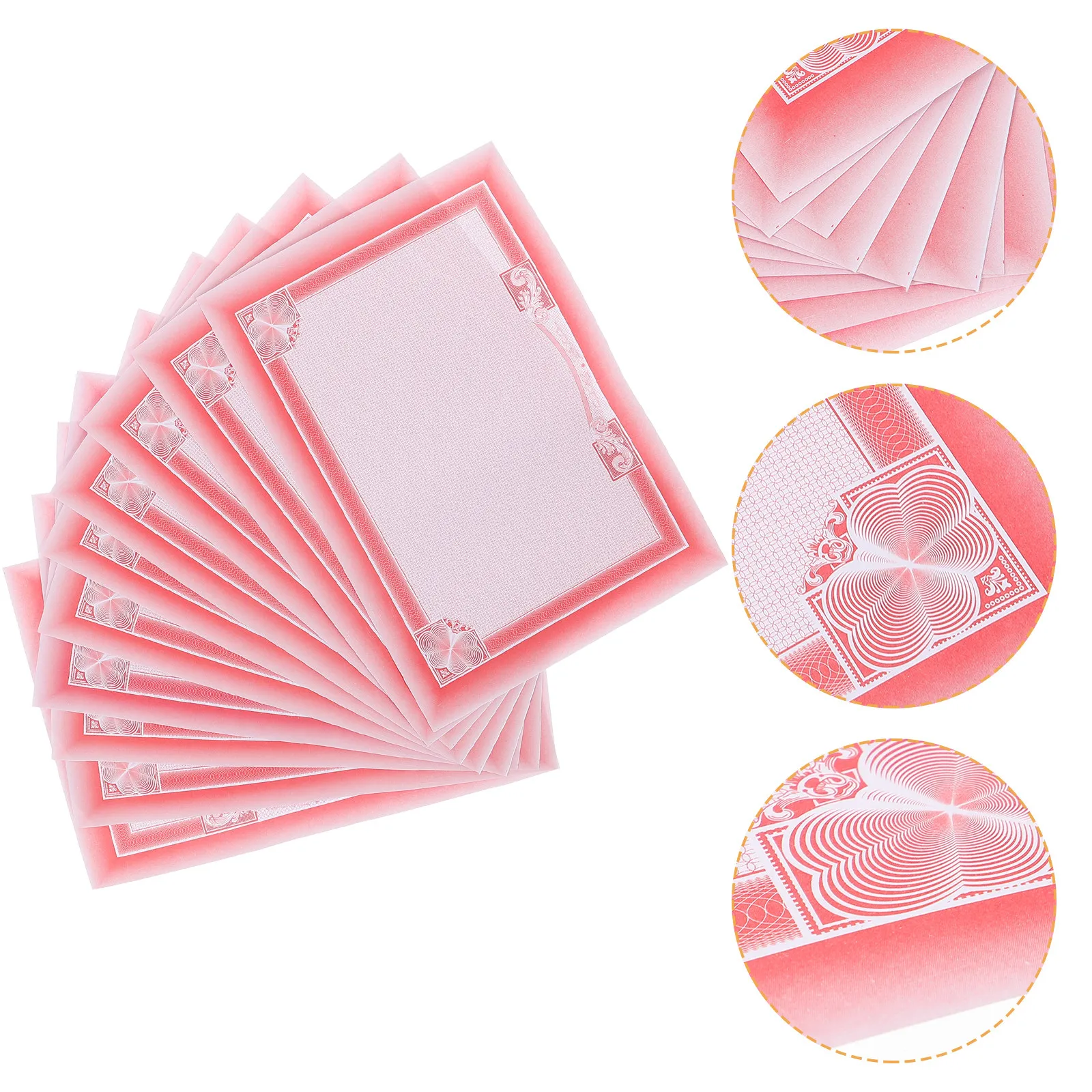 

10 листов пустой бумаги для сертификатов, пригодной для печати и заполнения, внутренние страницы для дипломов, сертификатов, наград для студентов и благодарностей учителям