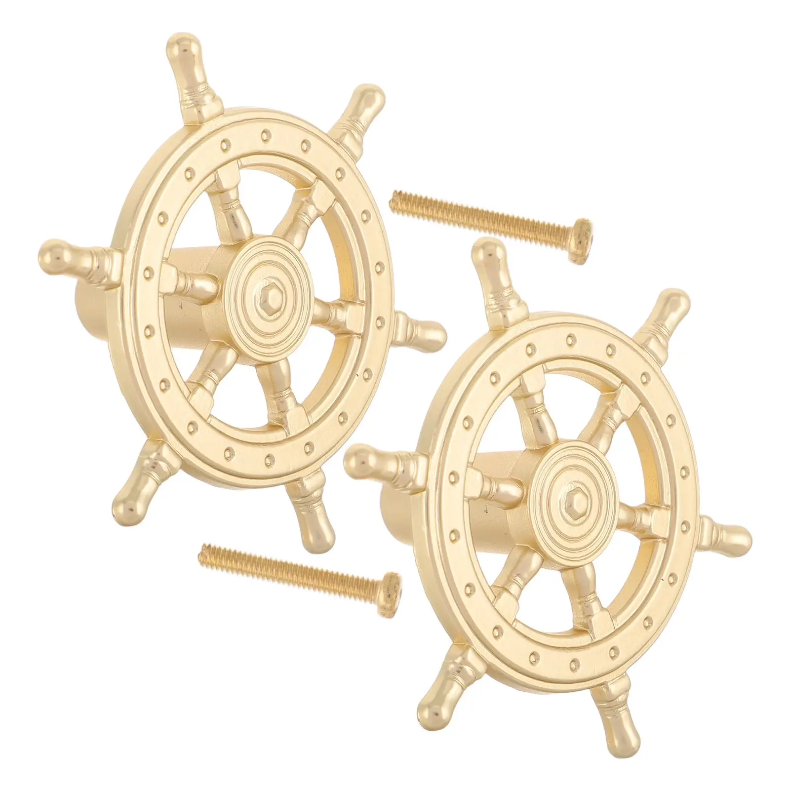 

2Pcs Cabinet Single hole Pulls Vintage Decorative Drawer Zinc Alloy Knobs Smooth Finish Kitchen Wardrobe Shoe Cabinet Door