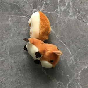 10 cm kleines Spielzeug mit luxuriöses Eichhörnchen, Geschenkketteschlüssel 10 Hauptverkaufsverzierung - №4