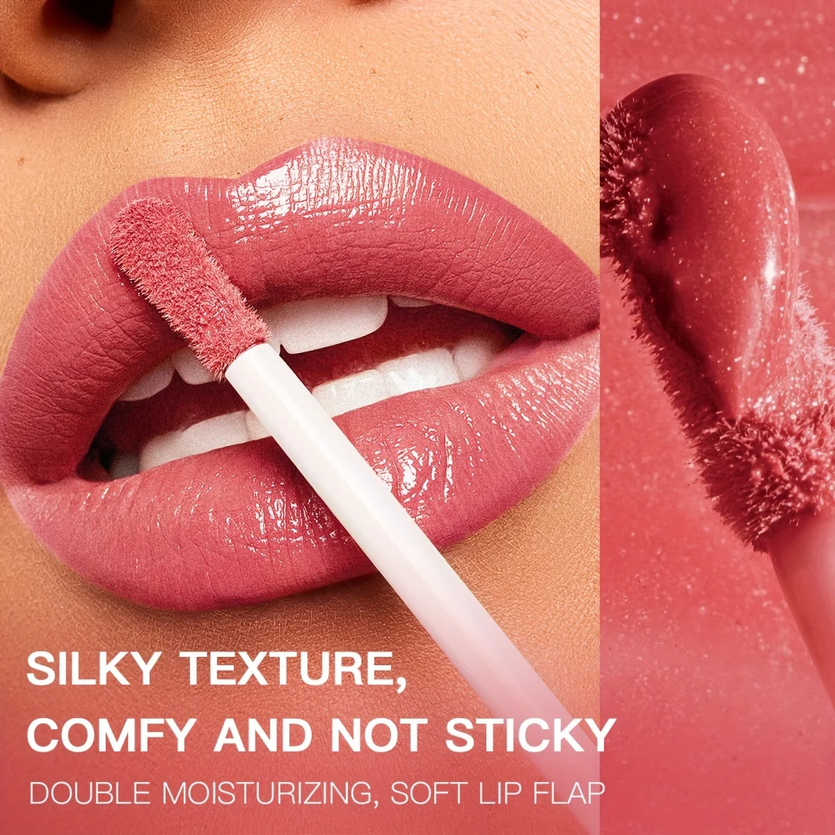 6色のグリッター入りリキッドリップスティック、ダイヤモンドのように輝くメタリックリップスティック、防水で長持ち