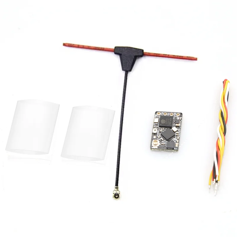 

ABZZ-10PCS ELRS Receiver 2.4Ghz NANO Expresslrs Receiver CRSF With T-Type Antenna For RC FPV Traversing Drones Parts