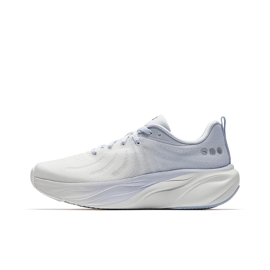 

Anta Leaf 1.0 Slip Resistant Abrasion Resistant Low top EVA Midsole Casual Running Shoes Women's White Blue 122535515-3