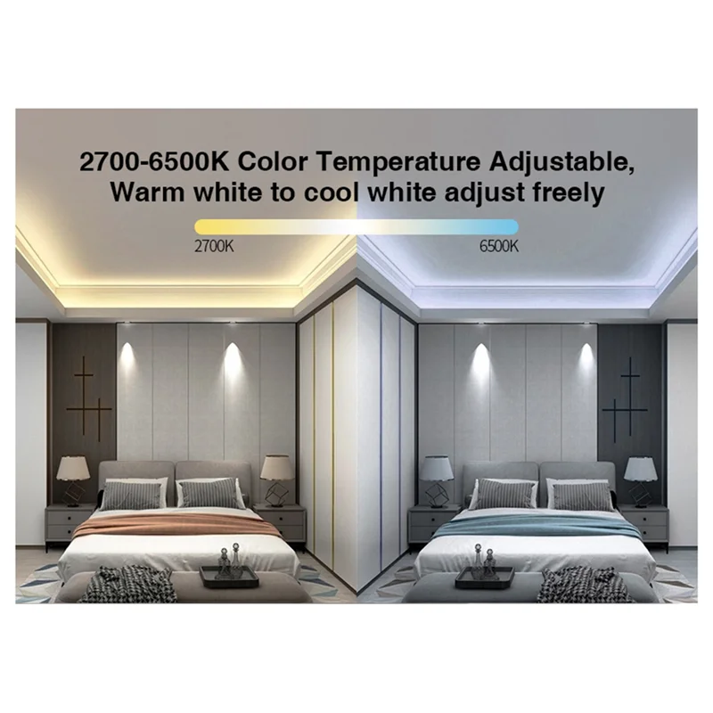 BMBY-Light Strip Controller RGB Light Strip Controller TUYA Smart Life APP Controle Dimmer Light Strip Controller RGBCCT