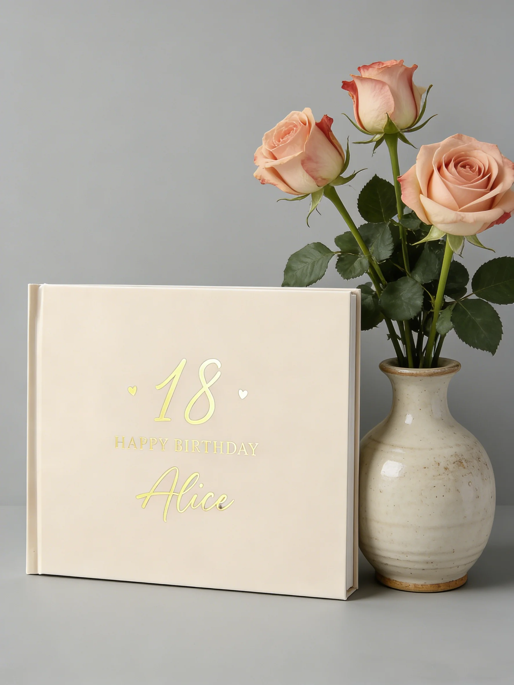 

Персонализированный фотоальбом-книга пожеланий на день рождения для любого возраста, 4 цвета, 6 вариантов дизайна, сувенир для гостей, украшение для вечеринки