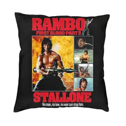Soft Rambo First Blood Part 2 Movie Scenes Pillowcase Throw Pillow Cover Natural Ultra Soft Anti-Bacterial
