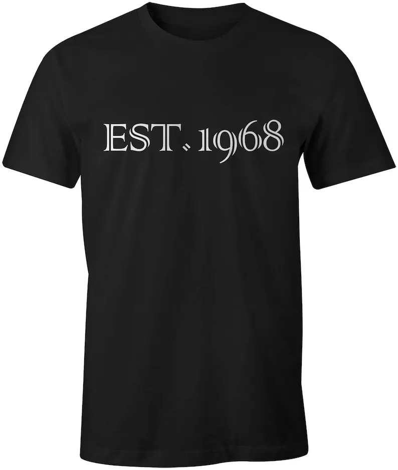 1968 kemeja untuk pria & wanita T-Shirt terbesar hadiah Tahun kustom