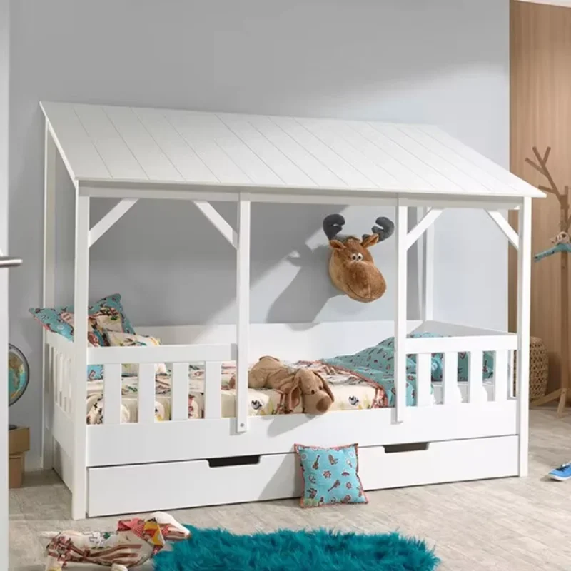 

Bedroom Furniture Wooden Bed for kids Children House Bed