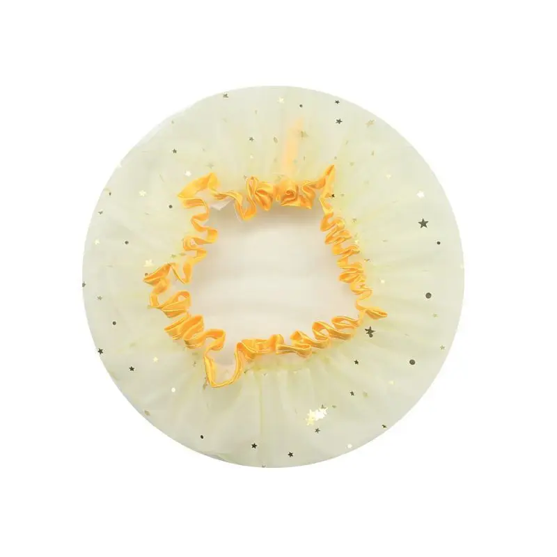 Starry Sky Waterproof Double-Layer Shower Cap Fashion Reusable Bathing Hat Oil-proof Kitchen Sanitary Cap