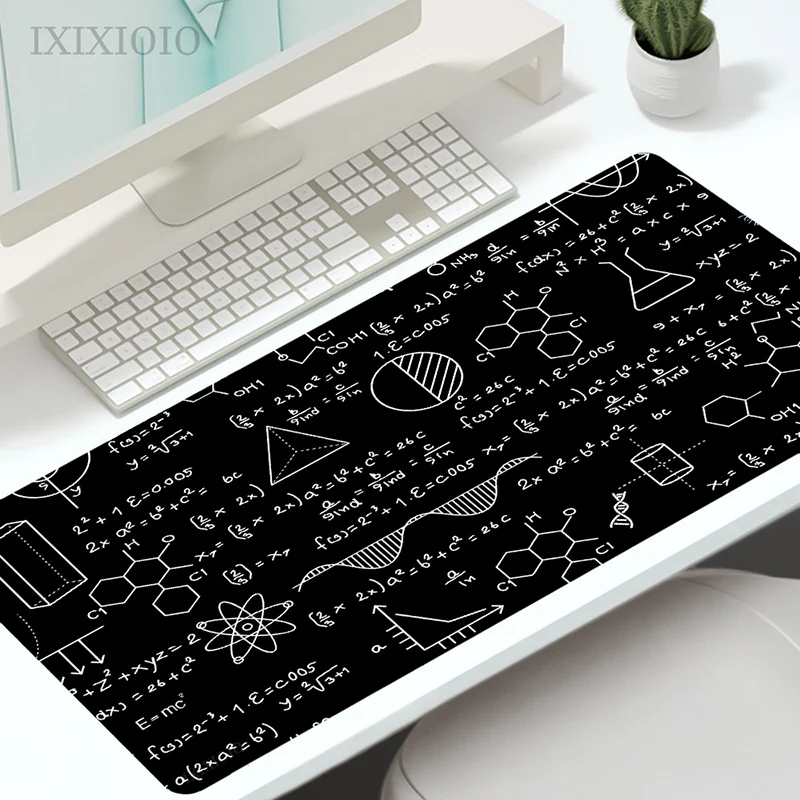 Geometric Math Formula Mouse Pad Gamer XL Home New HD Mousepad XXL keyboard pad Carpet Office Non-Slip PC Desktop Mouse Pad