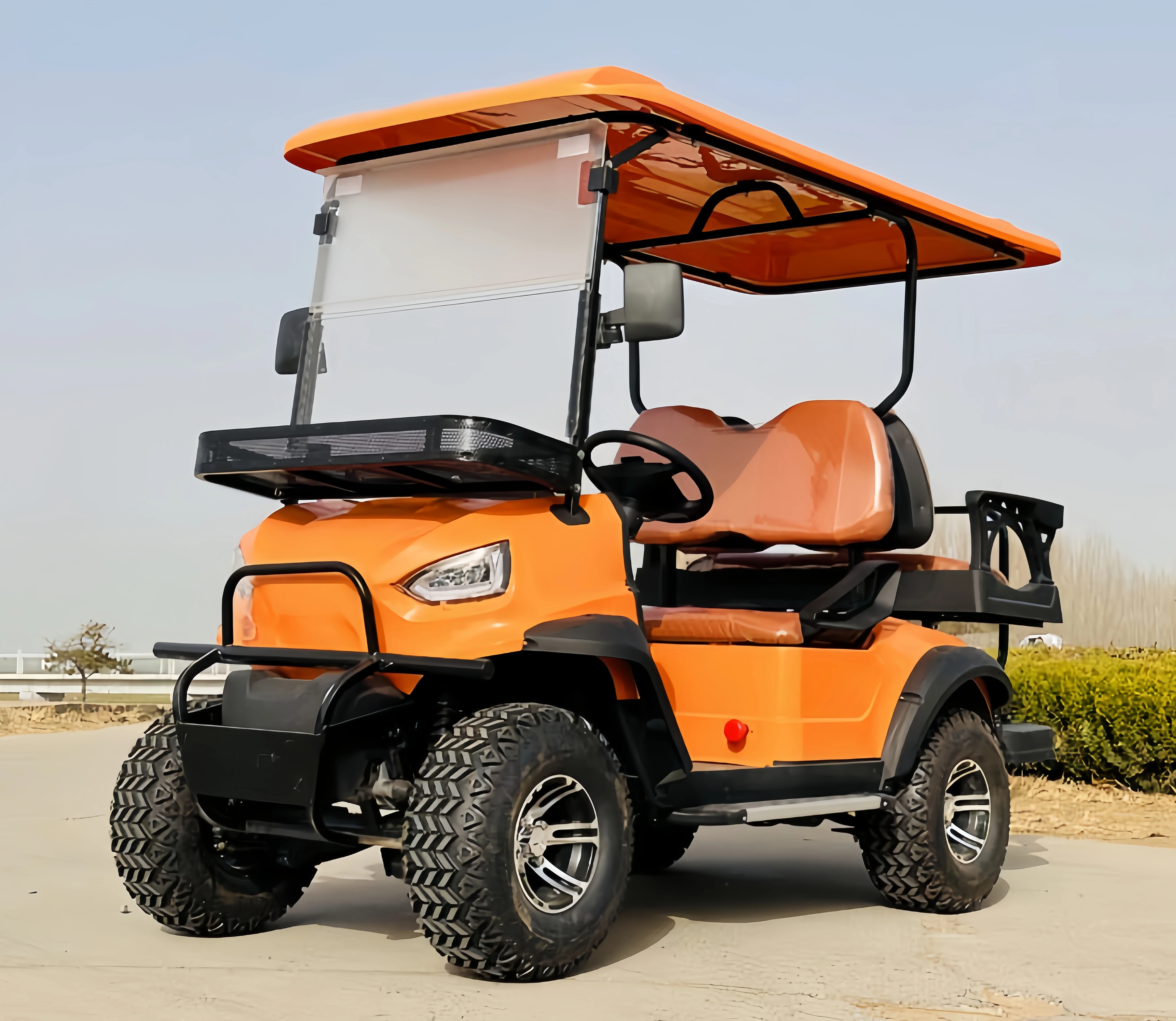 chinese Best-selling in stock Independence suspension Fast delivery Kinghike electric golf cart