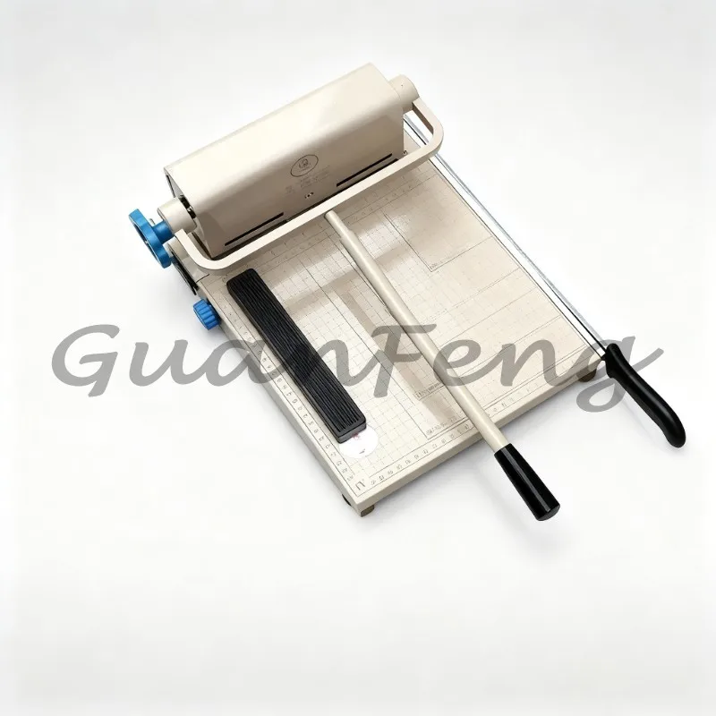 Multi functional A4 Manual Paper Cutting Machine  210 Paper Trimmer With 3 Hole Punching Function