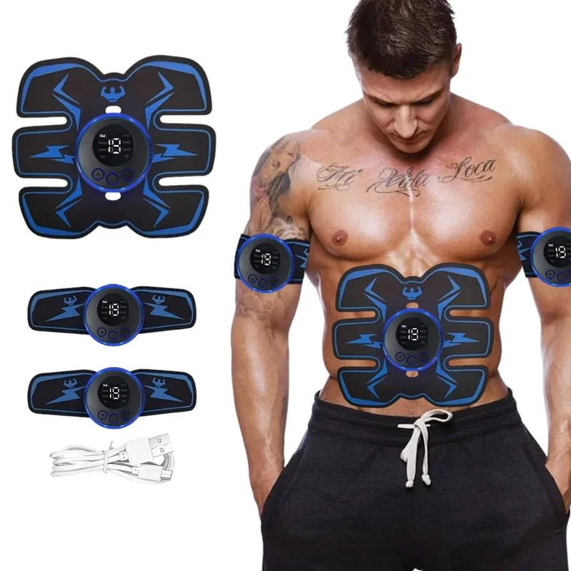 

USB Charging EMS Muscle Stimulator Wireless Muscle Stimulation Trainer Smart Fitness Abdominal Training Slimming Tool