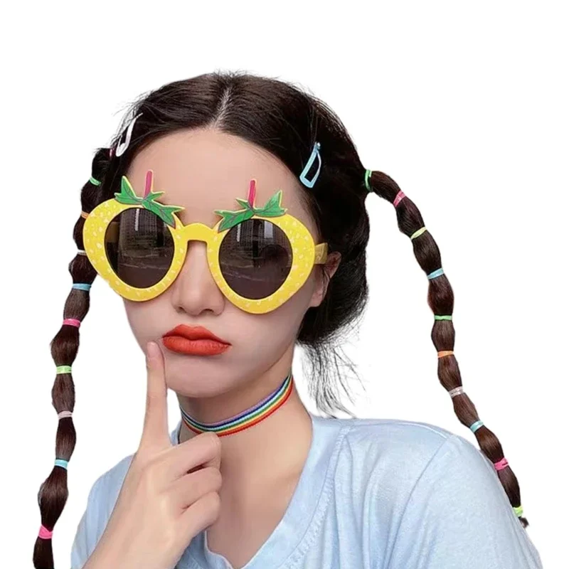 Lunettes de soleil drôles pour fête, accessoires de photomaton, lunettes de paupières fantaisie, faveur de fête