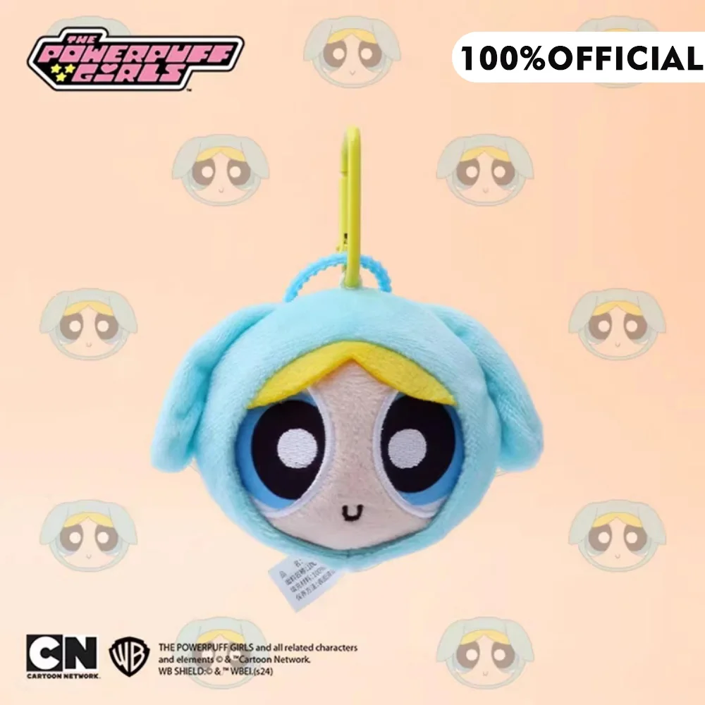 8 cm Originele PowerPuff Meisjes Z Gevulde Pluche Pop Hangers Cartoon Boterbloem Bellen Bloesem Rugzakken Sleutels Opknoping Pop Geschenken