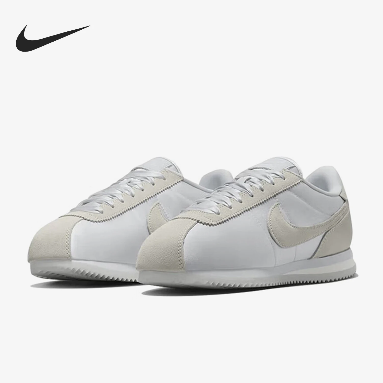Nike Official Genuine Cortez Textile Women's Low-Top Sport Casual Shoes FV5420-001