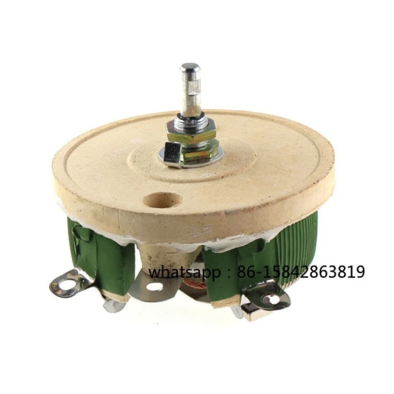 High Power Adjustable Potentiometer Resistor BC1-100W Circular Disk Wire Wound 100R/200R/300R/500R for Electronics