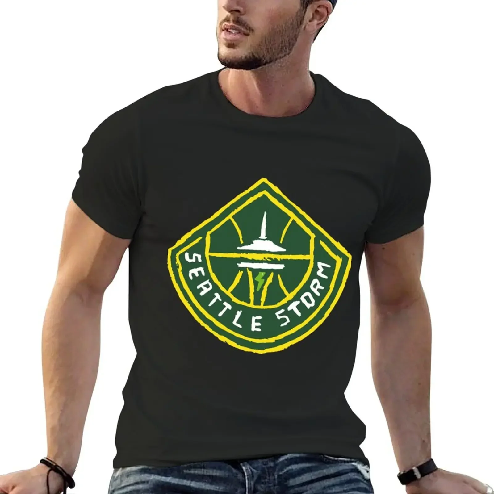 Seattle Stoooorm T-Shirt Aesthetic clothing cute tops anime tshirt t shirts for men