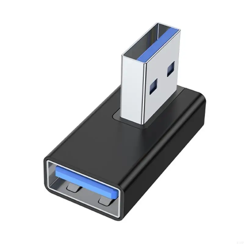 E1PF USB Männlich bis weiblich 90 Grad rechtwinkliger Erweiterungsadapter USB nach oben