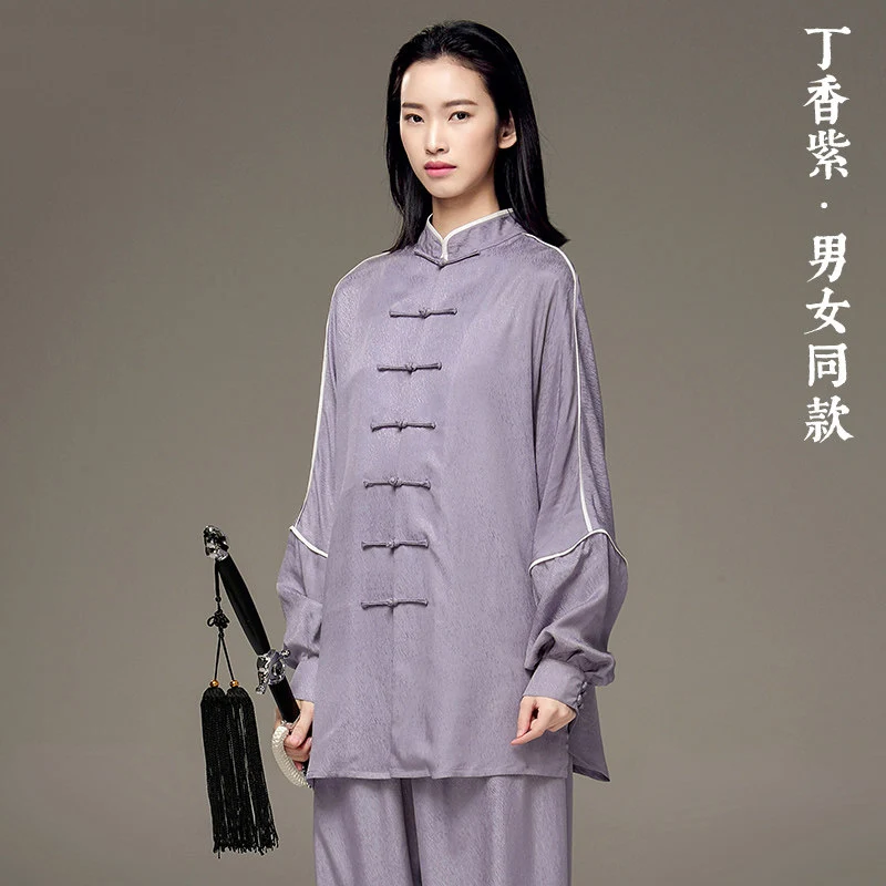Chinese Style Tai Chi Uniform for Women Men Spring Summer - Practice Performance Competition Wear