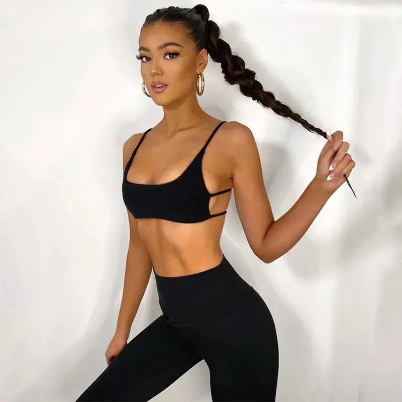

Dulzura Women 2024 Summer Sleeveless Basic Black Crop Tank Tops Camis Sportwear Vacation Streetwear Wholesale Items For Business