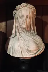 The Veiled Lady Gothic Sculpture Bust Cloaked Woman Statue Macabre Art Oddities Home Decor Library Decorated Nordic Decoration