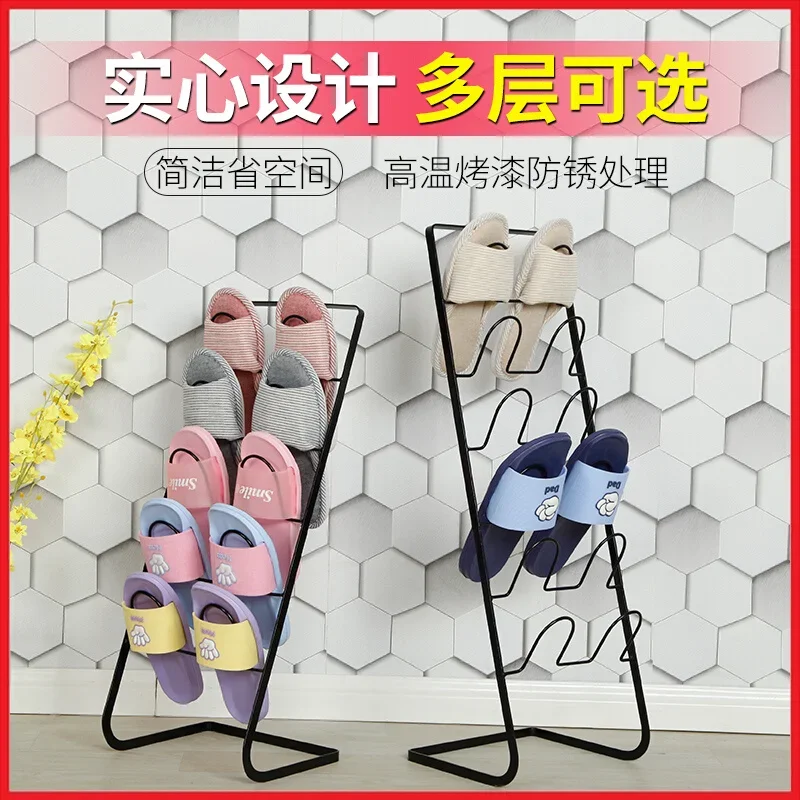 Bathroom, bathroom, toilet, living room, shelf for hanging shoes and slippers, door shoe rack, shoe storage rack,