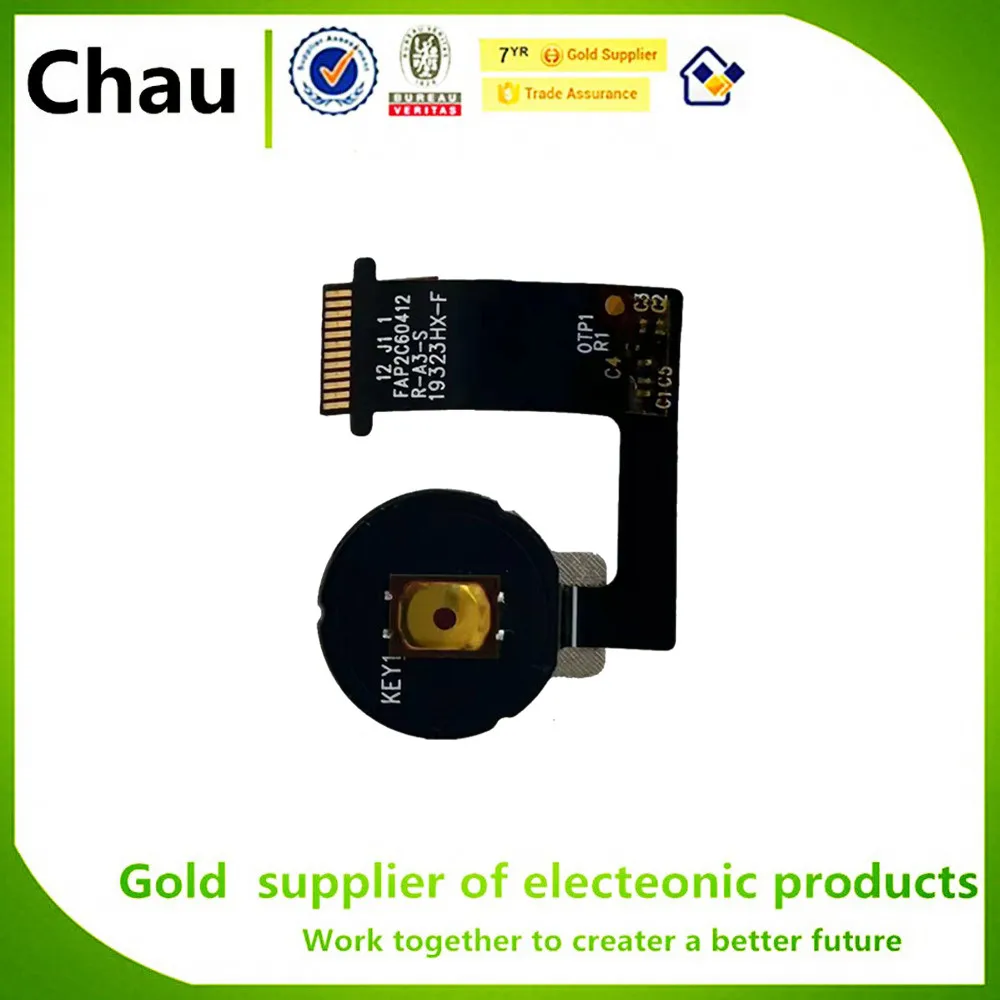 New Home Button FingerPrint Touch ID Sensor Flex Cable Ribbon For Huawei Matebook 13/X Pro/D14/D15 Power Button Cable Silver