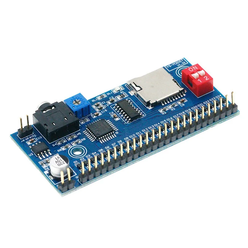 【FAST-SALE】2X Voice Playback Module MP3 Trigger Once Play Once Microcontroller DIY Control Prompt Announcer M3D5T