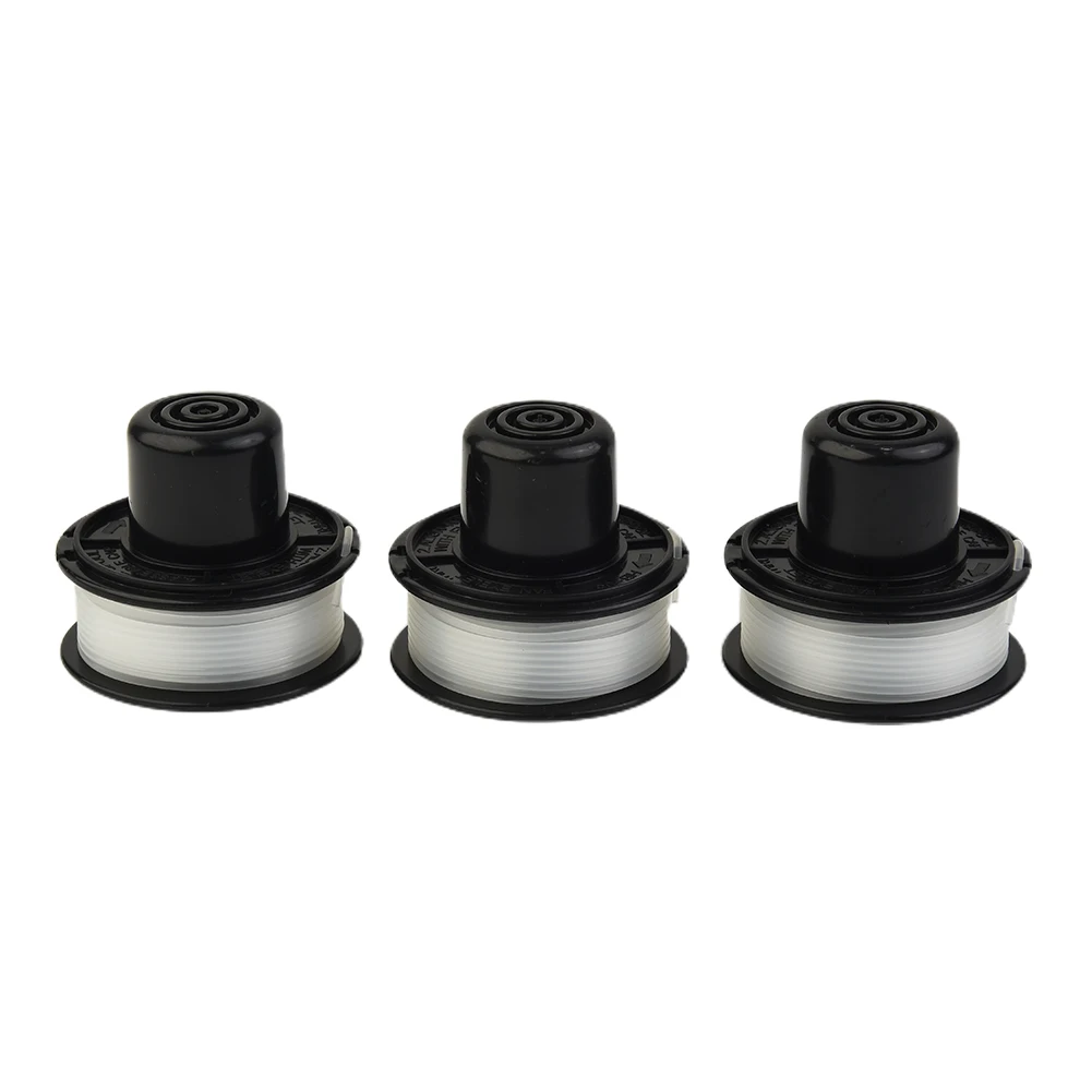 3Pcs Trimmer Heads For Black & Decker A6226 GL250 GL310 GL360 Bump Feed Spool Grass Weeds Trimmer Head Garden Tool