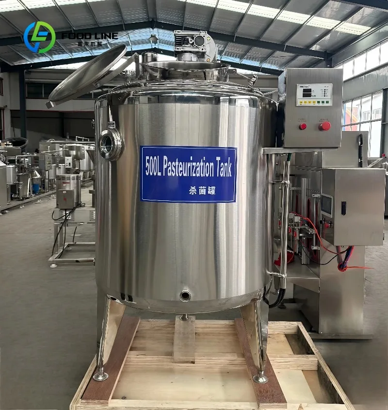 Customized Capacity Milk, Yogurt, Liquid Dairy Products, Sterilization,  Mixed Pasteurized Milk Sterilization tank
